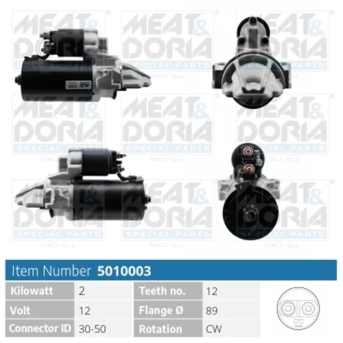 Štartér MEAT & DORIA 5010003