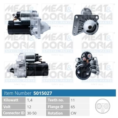 Štartér MEAT & DORIA 5015027