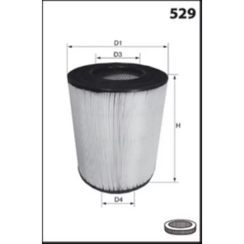 Vzduchový filter MECAFILTER FA3578 - obr. 1