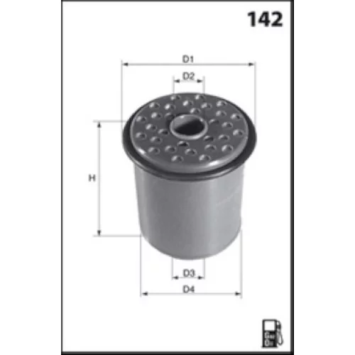 Palivový filter MECAFILTER ELG5455 - obr. 1