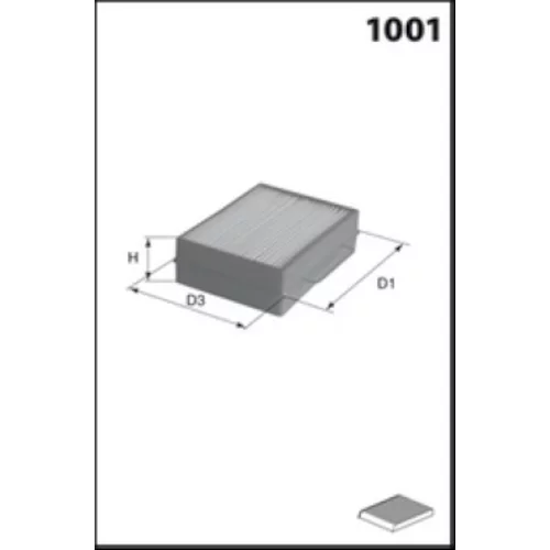 Palivový filter MECAFILTER ELG5545 - obr. 1