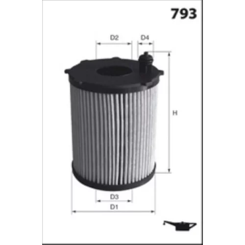 Olejový filter MECAFILTER ELH4550