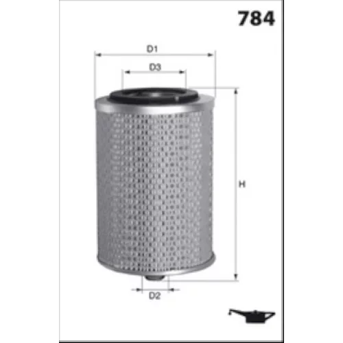 Olejový filter MECAFILTER ELH4714 - obr. 1