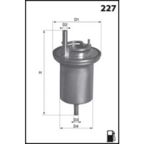 Palivový filter MECAFILTER ELE6063 - obr. 1