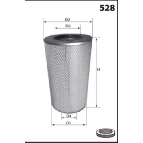 Vzduchový filter MECAFILTER FA3218 - obr. 1