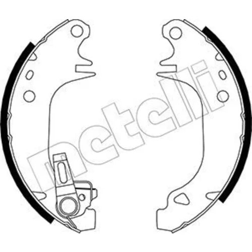 Sada brzdových čeľustí METELLI 53-0343Y