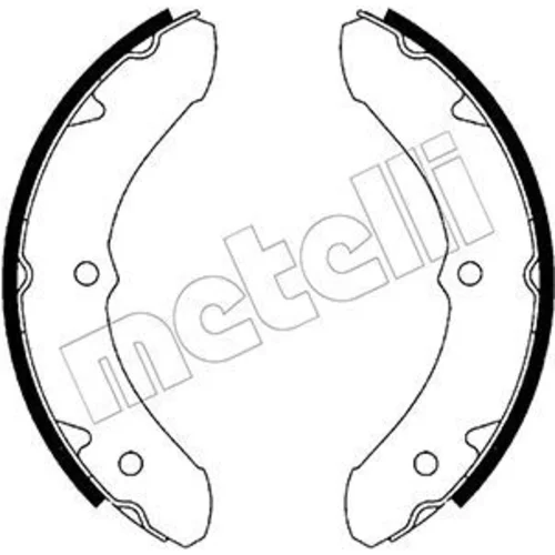 Sada brzdových čeľustí METELLI 53-0411