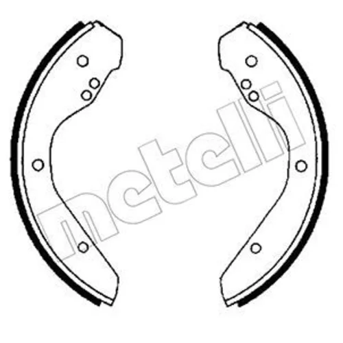 Sada brzdových čeľustí METELLI 53-0460