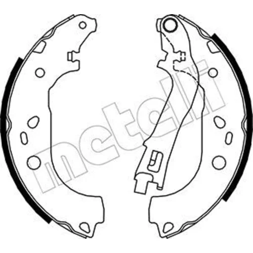 Sada brzdových čeľustí METELLI 53-0088