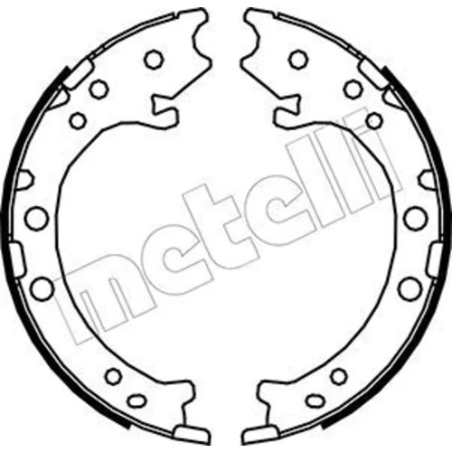 Sada brzd. čeľustí parkov. brzdy METELLI 53-0162