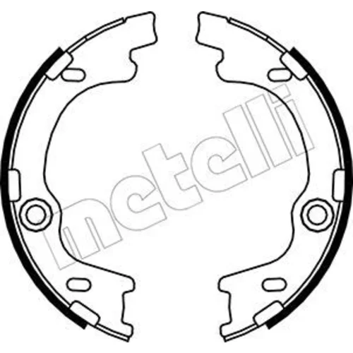 Sada brzd. čeľustí parkov. brzdy METELLI 53-0185