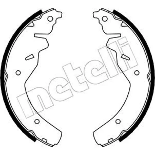 Sada brzdových čeľustí METELLI 53-0215