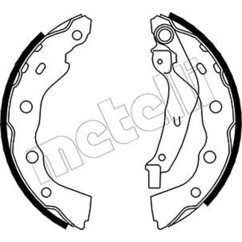 Sada brzdových čeľustí METELLI 53-0259