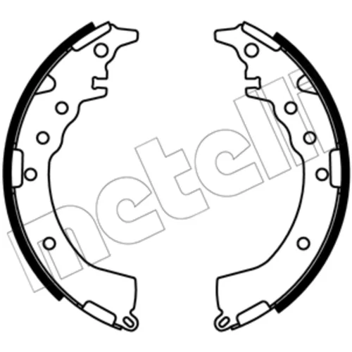 Sada brzdových čeľustí METELLI 53-0687