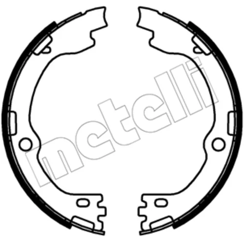 Sada brzd. čeľustí parkov. brzdy METELLI 53-0738