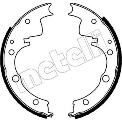 Sada brzdových čeľustí METELLI 53-0064