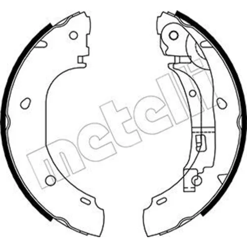 Sada brzdových čeľustí METELLI 53-0082