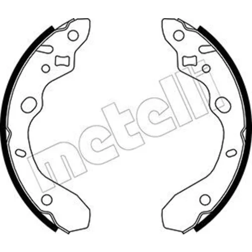 Sada brzdových čeľustí METELLI 53-0214