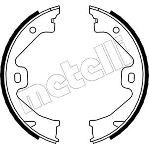 Sada brzd. čeľustí parkov. brzdy METELLI 53-0369