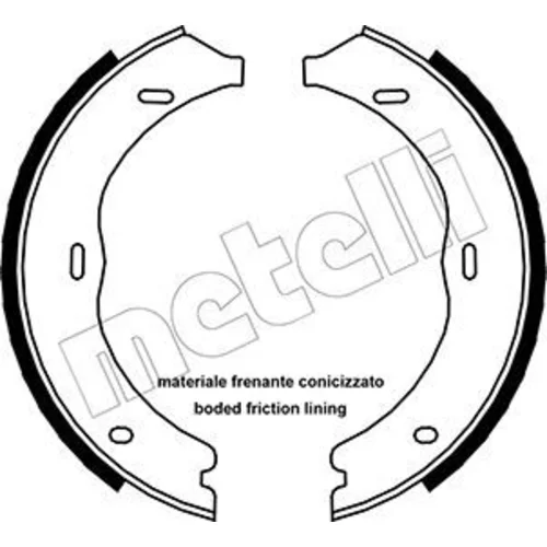 Sada brzd. čeľustí parkov. brzdy METELLI 53-0248