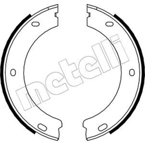 Sada brzd. čeľustí parkov. brzdy METELLI 53-0325