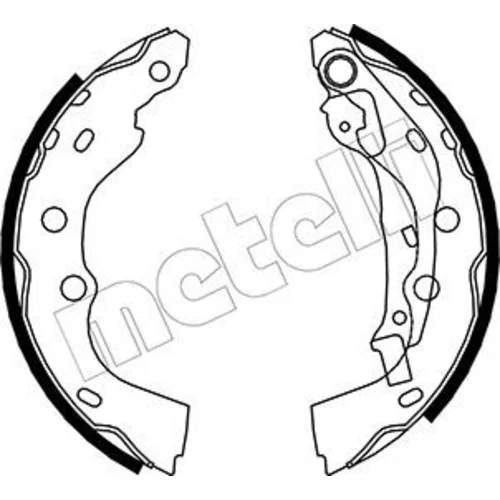 Sada brzdových čeľustí METELLI 53-0406
