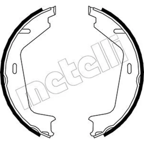 Sada brzd. čeľustí parkov. brzdy METELLI 53-0479