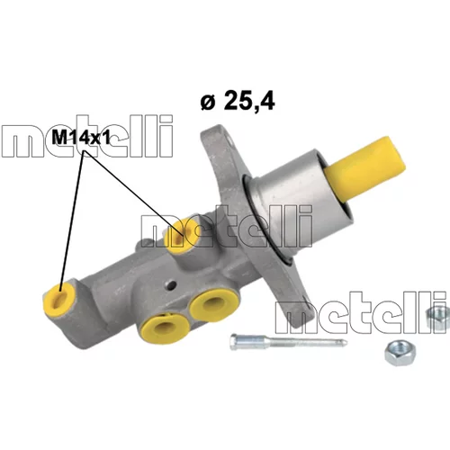 Hlavný brzdový valec METELLI 05-1185