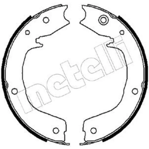 Sada brzd. čeľustí parkov. brzdy METELLI 53-0267