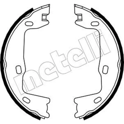 Sada brzd. čeľustí parkov. brzdy METELLI 53-0302