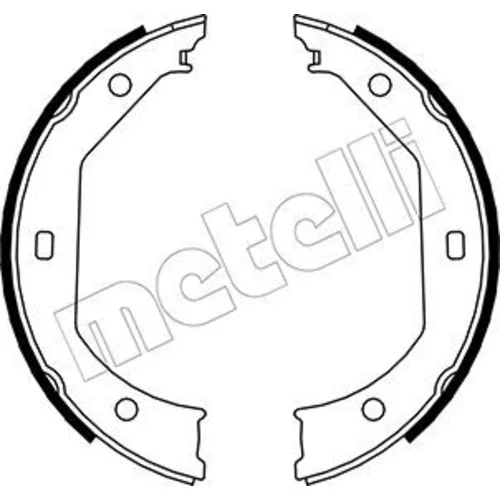 Sada brzd. čeľustí parkov. brzdy METELLI 53-0017