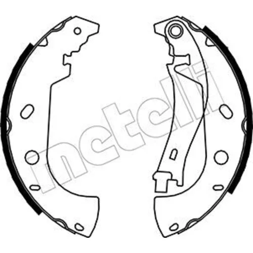 Sada brzdových čeľustí METELLI 53-0075