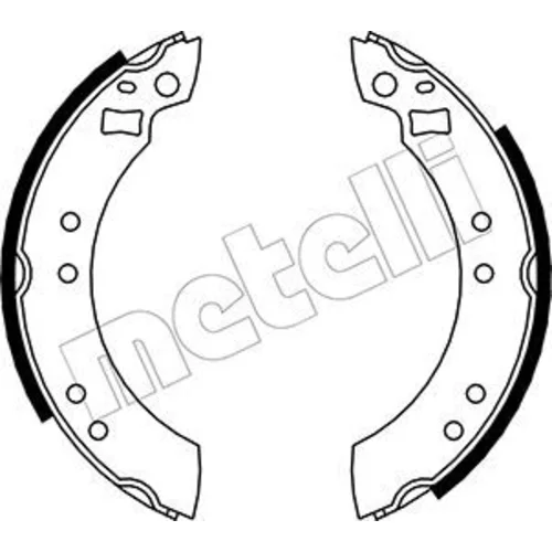 Sada brzdových čeľustí METELLI 53-0103