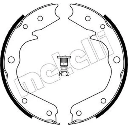 Sada brzd. čeľustí parkov. brzdy METELLI 53-0315