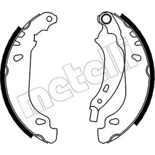 Sada brzdových čeľustí METELLI 53-0356