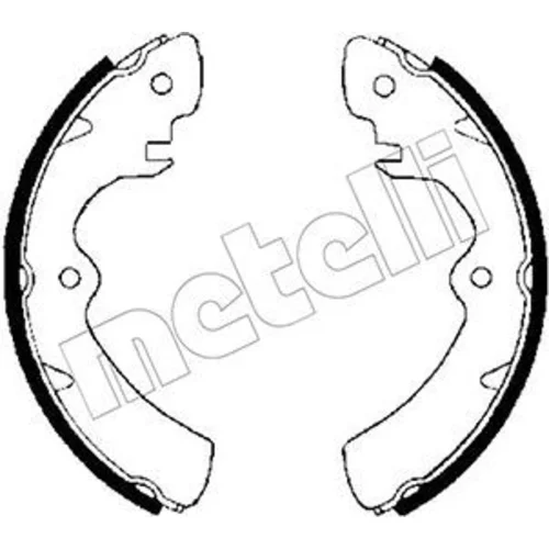 Sada brzdových čeľustí METELLI 53-0390