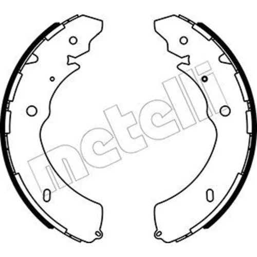 Sada brzdových čeľustí METELLI 53-0572