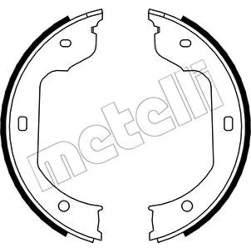 Sada brzd. čeľustí parkov. brzdy METELLI 53-0019