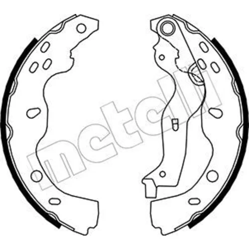 Sada brzdových čeľustí METELLI 53-0096