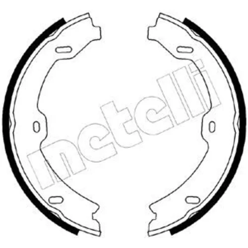 Sada brzd. čeľustí parkov. brzdy METELLI 53-0247