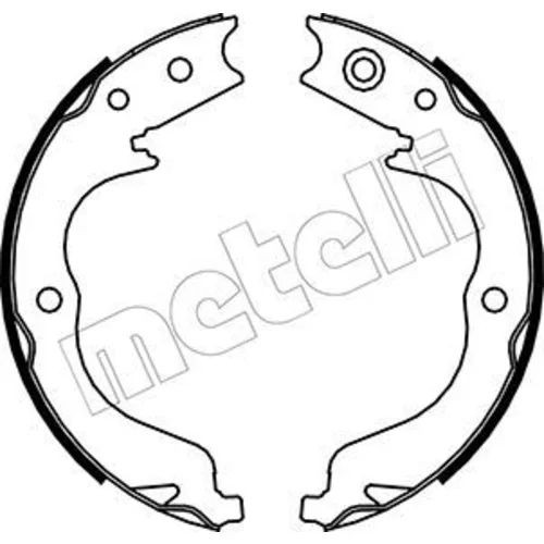 Sada brzd. čeľustí parkov. brzdy METELLI 53-0268