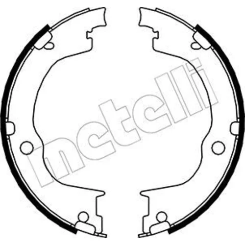 Sada brzd. čeľustí parkov. brzdy METELLI 53-0317