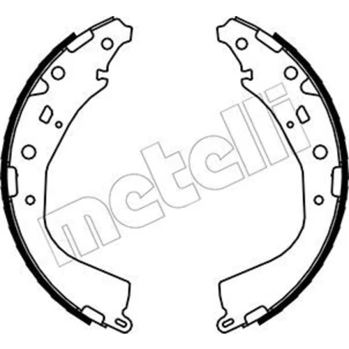 Sada brzdových čeľustí METELLI 53-0447