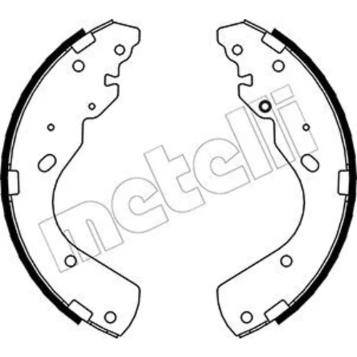 Sada brzdových čeľustí METELLI 53-0143