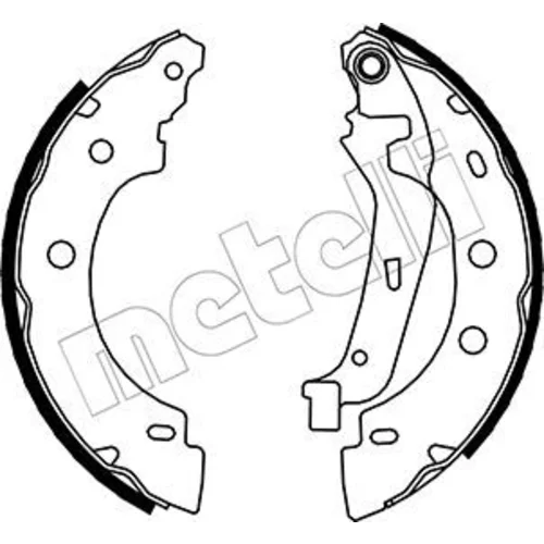 Sada brzdových čeľustí METELLI 53-0355