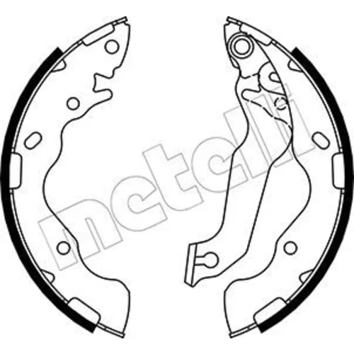 Sada brzdových čeľustí METELLI 53-0504