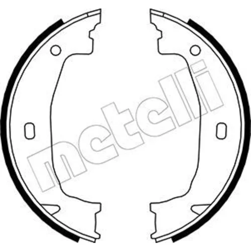 Sada brzd. čeľustí parkov. brzdy METELLI 53-0018