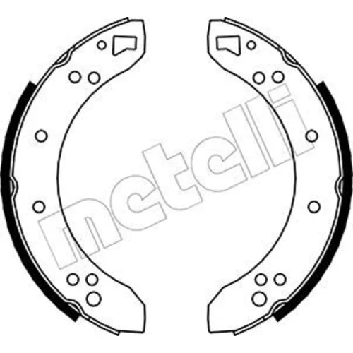 Sada brzdových čeľustí METELLI 53-0101