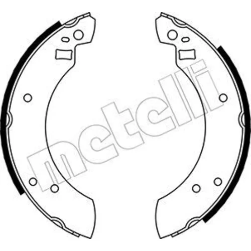 Sada brzdových čeľustí METELLI 53-0104