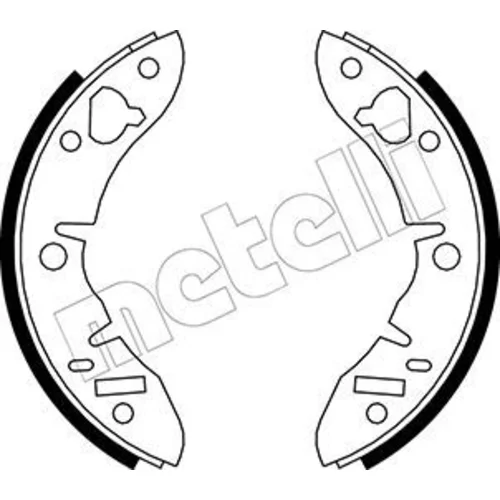 Sada brzdových čeľustí METELLI 53-0003